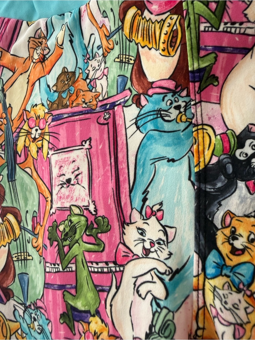 Disney Aristocat Leggings Buttery Soft Size TC (Tall & Curvy: 12-18) NWOT - Picture 10 of 11
